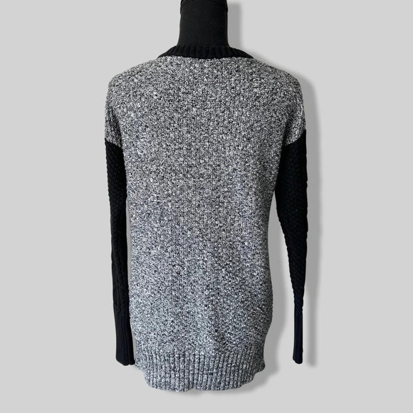 Bianca Nygard Cable Knit Patchwork Pullover Sweater - Picture 3 of 15